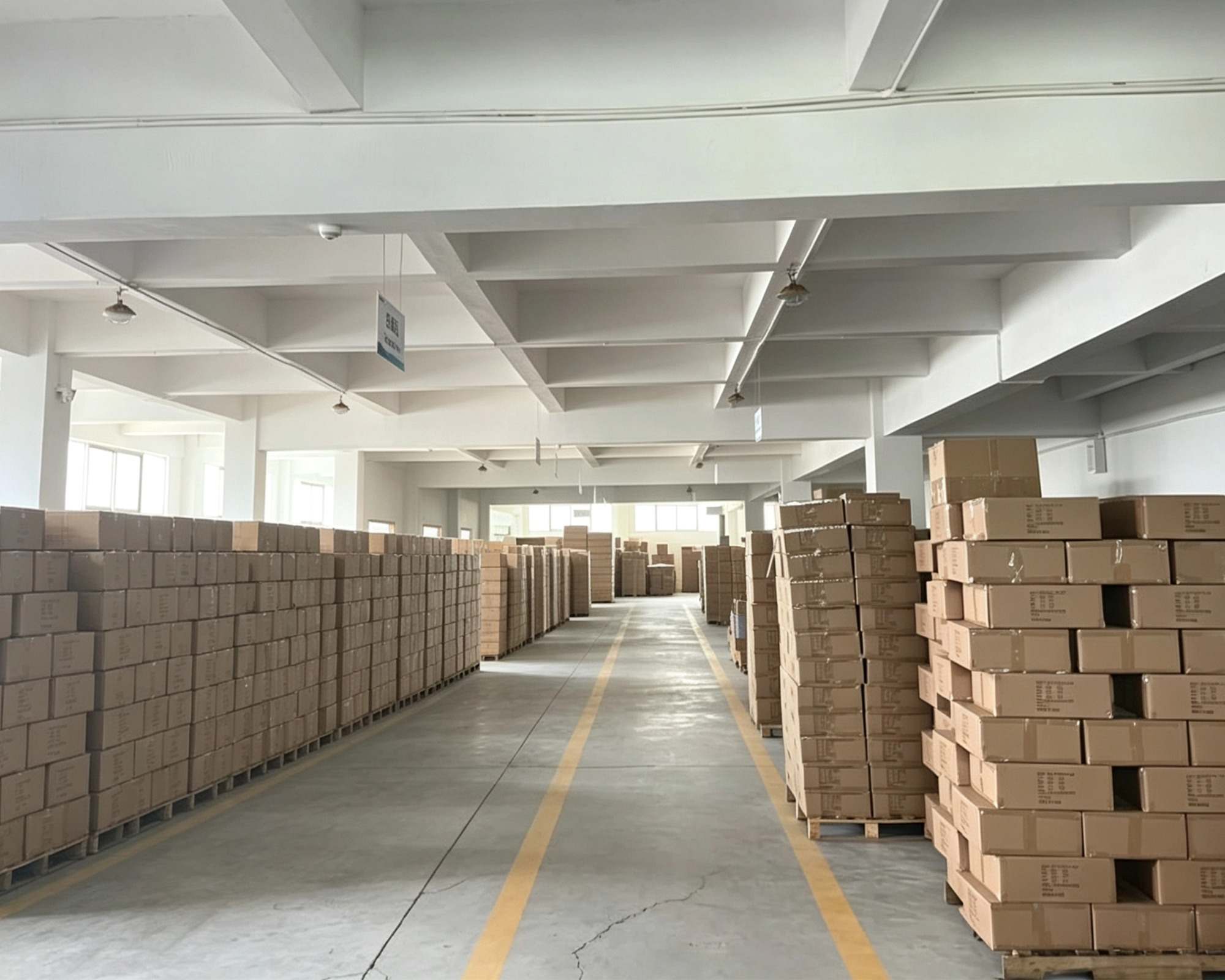 Paper hanger factory warehouse, bulk stock ready.