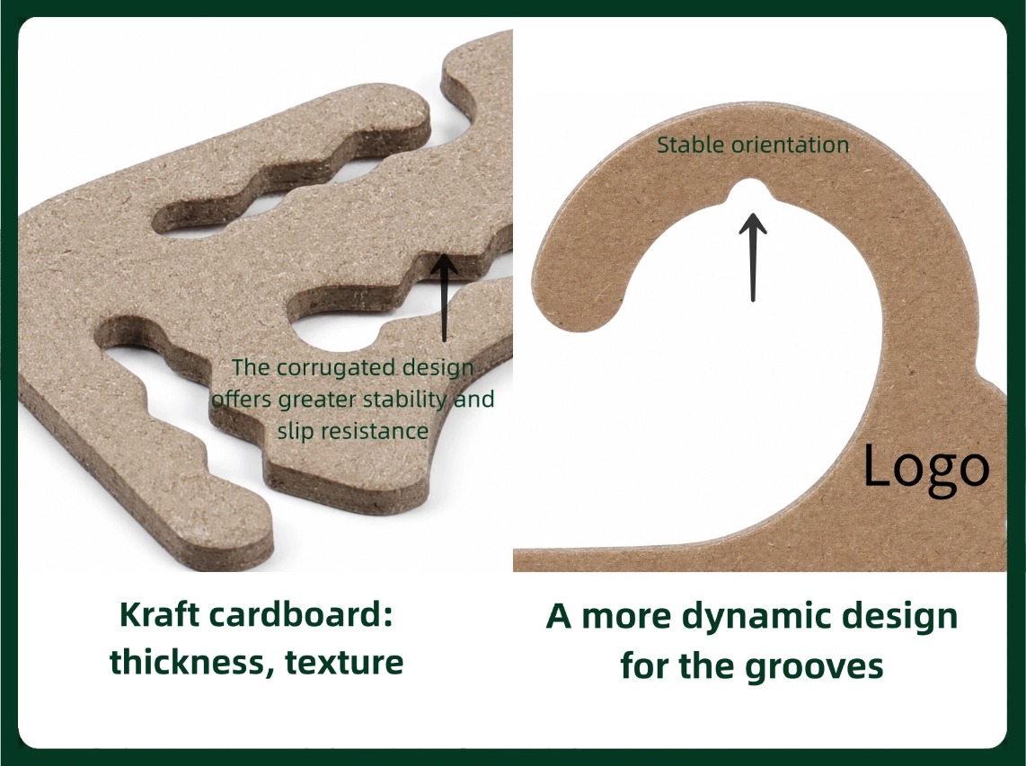 custom recycled paper bra hangers