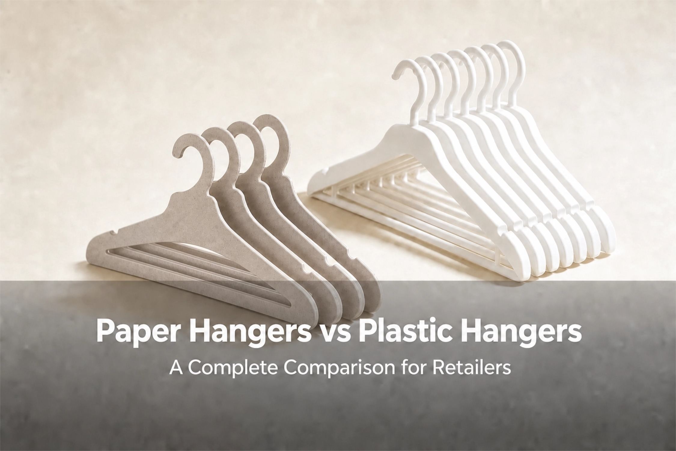 Paper Hangers vs Plastic Hangers: A Complete Comparison for Retailers