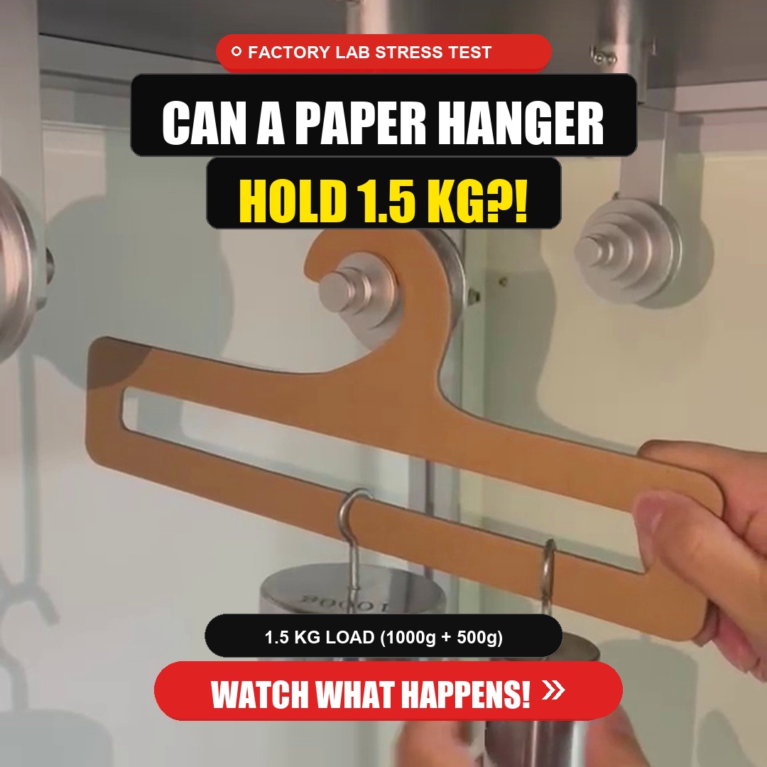 Belastungstest für Papierhänger: 1,5 kg, 0 Biegung – Fallstudie Runhee
