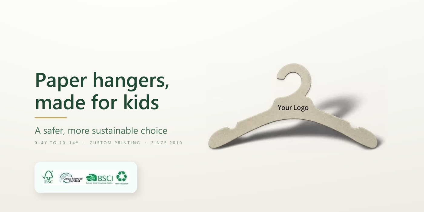 paper hanger for kids wear