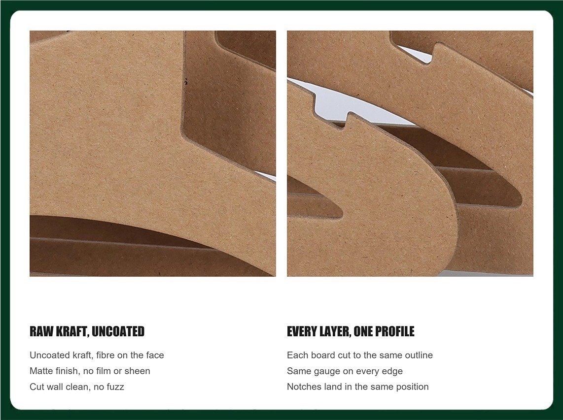 custom size cardboard hangers